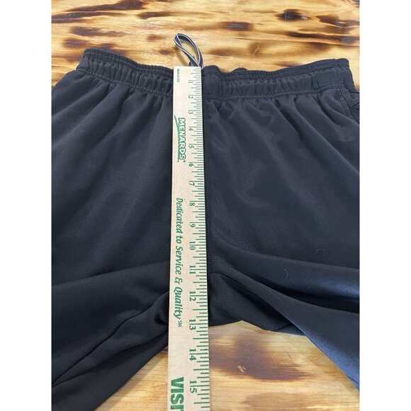 AND1 Men Joggers Sweat Pants Size Large Black Pocket Drawstring Preppy Athletic - Picture 4 of 15